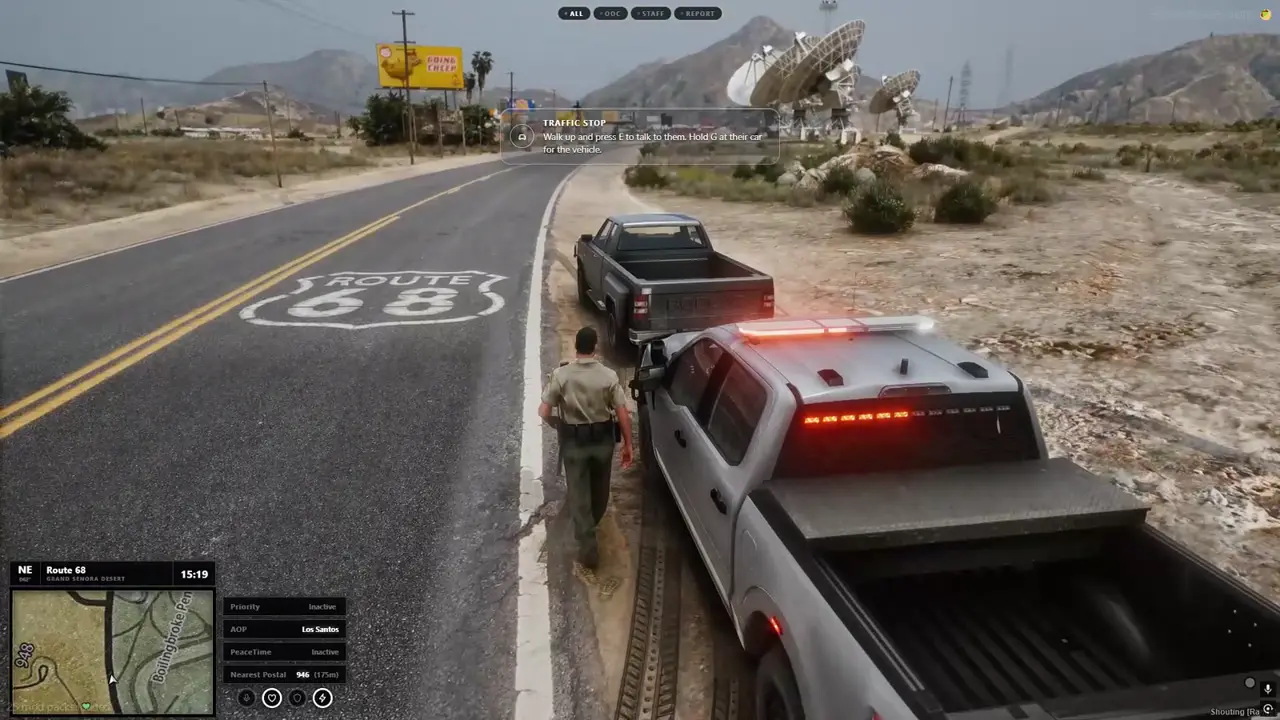 In game: felony stops and the pa